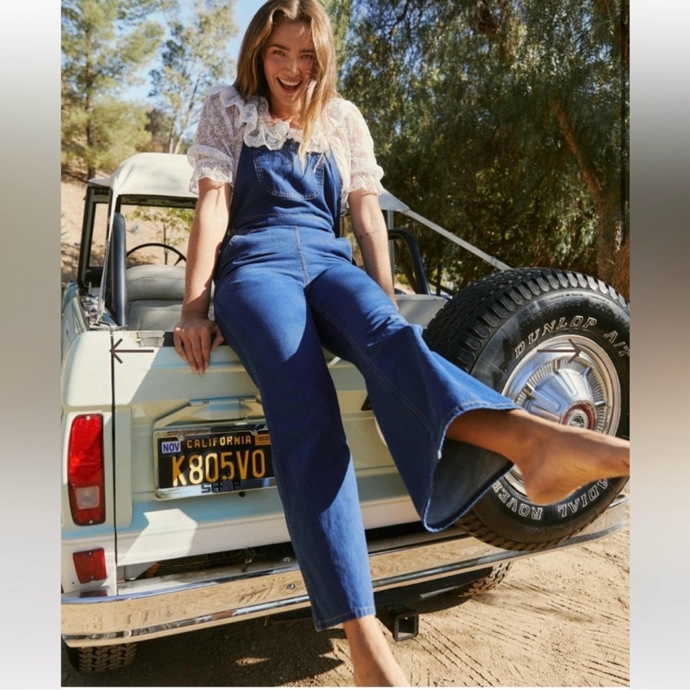 Christy Dawn Billy blue overalls